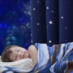 rideau occultant brighty rose avec etoiles brillantes pour chambre 662 1