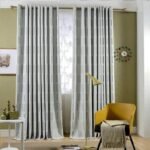 rideau occultant cantari gris en coton et polyester decoratif 150 x 466 1