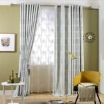 rideau occultant cantari gris en coton et polyester decoratif 150 x 802 1