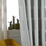 rideau occultant cantari gris en coton et polyester decoratif 200 x 573 1