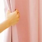 rideau occultant coa rose poudre pour chambre de fille ou bebe 150 343 1
