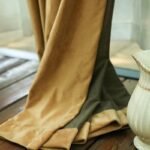 rideau occultant dalsen ocre tissu velours doux et chic 100 x 250 885 1