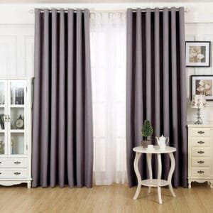 Rideau Occultant Diogo Gris - élégance Et Intimité Dans Votre Décor 2 Rideau Occultant Diogo Gris - élégance Et Intimité Dans Votre Décor - 100 x 200 / œillets