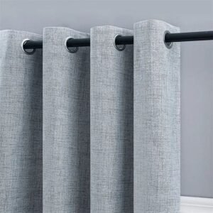 rideau occultant erne gris a hauteur bande pour decor elegant 100 358 1