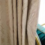 rideau occultant glen beige en toile noble et damassee 100 x 250 104 1
