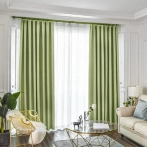 Rideau Occultant Inny Vert : Douceur Et Style Pour Votre Fenêtre 1 Rideau Occultant Inny Vert: Douceur Et Style Pour Votre Fenêtre - 100 x 130 / œillets