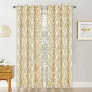 rideau occultant jarven couleur citron pale pour un interieur 418 1