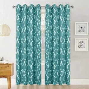 rideau occultant jarven vert apaisant pour chambre ou salon 100 x 110 955 1