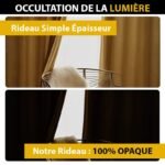 rideau occultant jaune moutarde velvetine pour des nuits reposantes 718 1