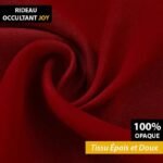 rideau occultant joy bordeaux pour un style princier et economies 609 1