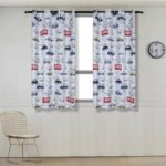 rideau occultant juncal pour chambre denfant avec motif vehicules 908 1