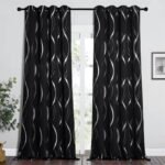 rideau occultant karmoy noir avec motifs argentes elegants 100 x 739 1