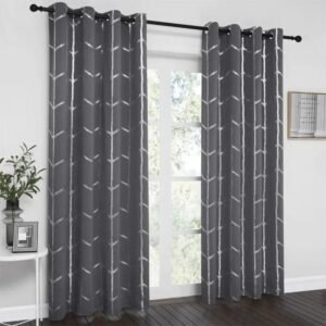 rideau occultant kotka pour fenetre coulissante et fixe en gris 342 1
