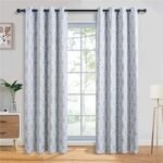 rideau occultant lakvi gris clair 3m de hauteur premium 554 1