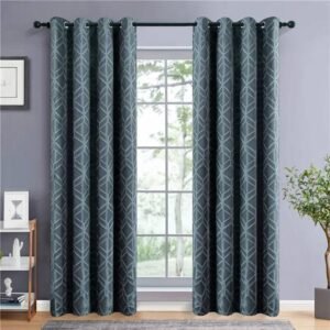 rideau occultant lakvi vert sombre elegance et style assures 100 678 1