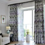 rideau occultant marfa avec motif floral colore et sur mesure 582 1