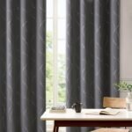 rideau occultant mysen gris avec fils argentes et perles mignonnes 104 1