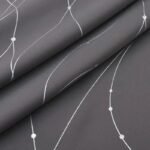 rideau occultant mysen gris avec fils argentes et perles mignonnes 525 1