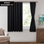 rideau occultant noir joy en tissu triple epaisseur haut de gamme 312 1