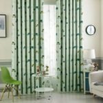 rideau occultant paroo vert avec autos mignonnes pour chambre denfant 848 1