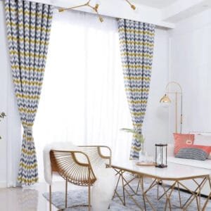 Rideau Occultant Penedo Jaune - élégance Et Confidentialité Garantie