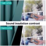 rideau occultant rauma bleu vert tissu premium et doublure noire 560 1
