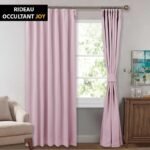 rideau occultant rose pale joy pour un sommeil paisible et doux 100 x 871 1