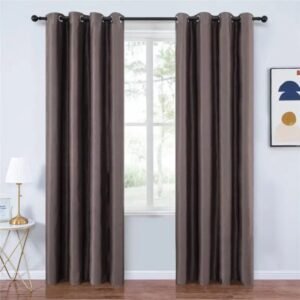 rideau occultant salto marron elegance et sommeil assure 118 1