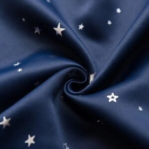 rideau occultant tana bleu nuit avec etoiles scintillantes 100 x 200 206 1