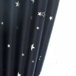 rideau occultant tana noir avec etoiles argentees confort optimal 749 1