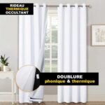 rideau occultant thermique avec doublure noire detachable 130 x 160 146 1