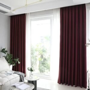 rideau occultant tisto lie de vin avec hauteur bande sur mesure 100 x 943 1