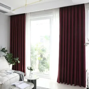 Rideau Occultant Tisto Lie-de-vin Avec Hauteur Bande Sur-mesure 3 Rideau Occultant Tisto Lie-de-vin Avec Hauteur Bande Sur-mesure - 100 x 130 / œillets