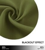 rideau occultant tornid 100 occultation velcro demontable vert 657 1