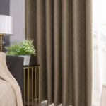 Rideau Occultant Tungo Marron En Coton Pour Un Style Unique