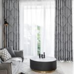 Rideau Occultant Tyrone Avec Motif Ogee Et Protection Thermique