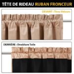 rideau occultant velvetine beige pour des nuits paisibles et economes 518 1