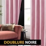 rideau occultant velvetine rose pour des nuits paisibles et lumineuses 132 1