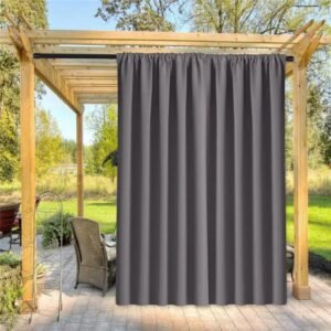 rideau odaki gris isolant pour confort en toute saison hauteur bande 406 1