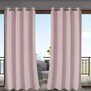 rideau pergola wartia rose poudre en sur mesure haute bande 120 x 513 1