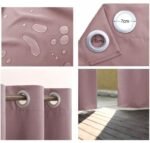 rideau pergola wartia rose poudre en sur mesure haute bande 749 1