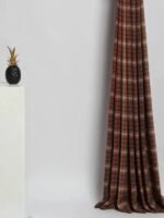 Rideau Rouge à Carreaux Vintage Pour Une Ambiance Cosy Chaleureuse