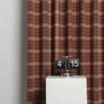 Rideau Rouge à Carreaux Vintage Pour Une Ambiance Cosy Chaleureuse