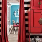 Rideau Rouge élégant Pour Une Décoration Intérieure Raffinée