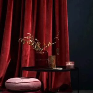rideau rouge orange moderne pour une ambiance chaleureuse 343 1
