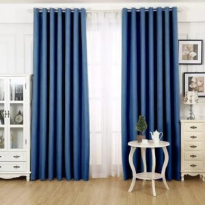 rideau salon diogo bleu sur mesure avec filtrage de lumiere 85 100 132 1