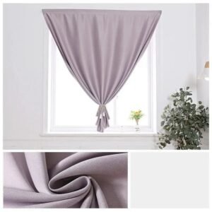 rideau scratch parme avec bande velcro pour une deco simplifiee 70 716 1