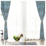 rideau seman aux feuilles dorees hauteur bande sur mesure 399 1