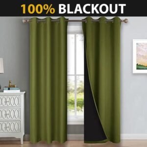 rideau thermique intimity vert pour un confort optimal 105 x 160 509 1