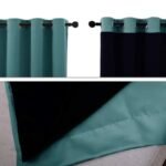 rideau thermique light bleu canard pour un hiver confortable 288 1